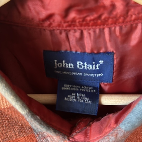 JOHN BLAIR Plaid Long Sleeve Button Down Shirt - Picture 3 of 7